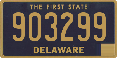 DE license plate 903299