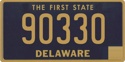 DE license plate 90330