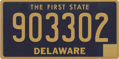 DE license plate 903302