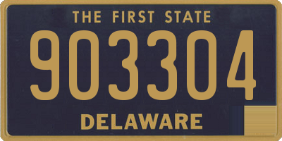 DE license plate 903304