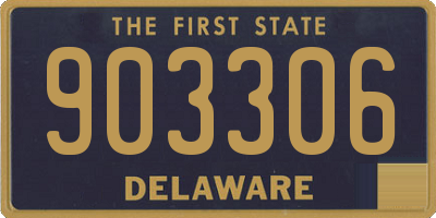 DE license plate 903306
