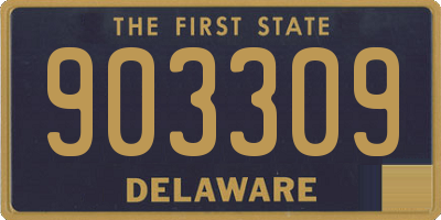 DE license plate 903309