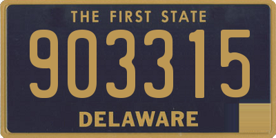 DE license plate 903315