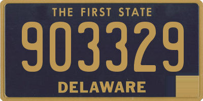 DE license plate 903329