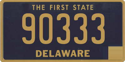 DE license plate 90333