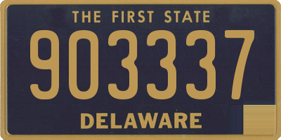 DE license plate 903337