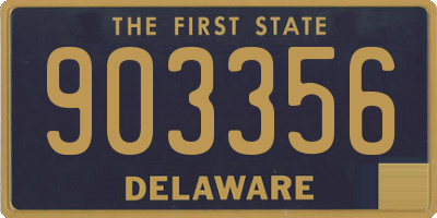 DE license plate 903356
