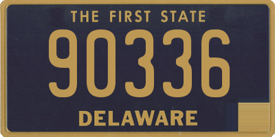 DE license plate 90336