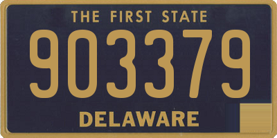 DE license plate 903379