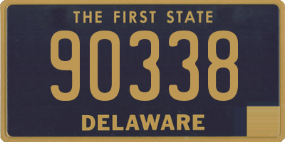 DE license plate 90338