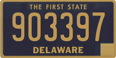 DE license plate 903397