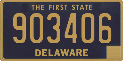 DE license plate 903406
