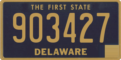 DE license plate 903427