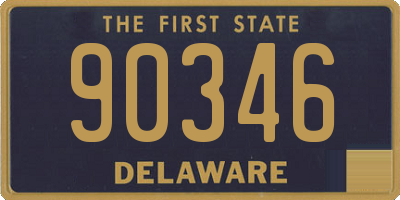 DE license plate 90346