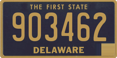 DE license plate 903462