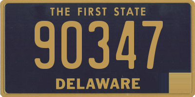 DE license plate 90347