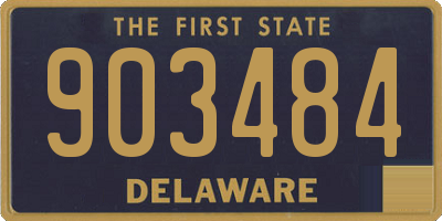 DE license plate 903484