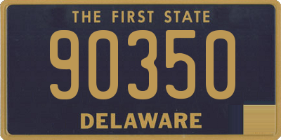 DE license plate 90350