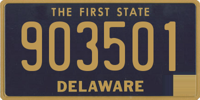 DE license plate 903501