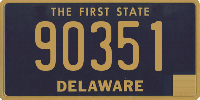DE license plate 90351