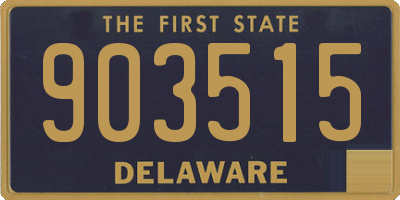 DE license plate 903515