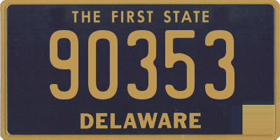 DE license plate 90353