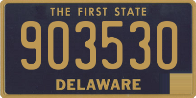 DE license plate 903530