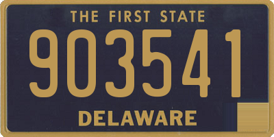 DE license plate 903541