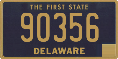 DE license plate 90356
