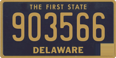 DE license plate 903566