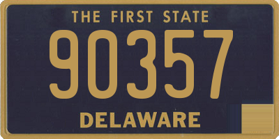 DE license plate 90357