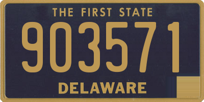 DE license plate 903571