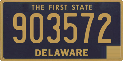 DE license plate 903572