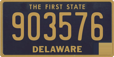 DE license plate 903576