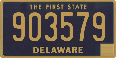 DE license plate 903579