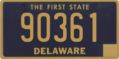 DE license plate 90361