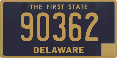 DE license plate 90362