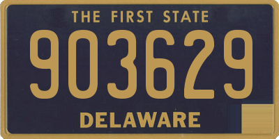 DE license plate 903629