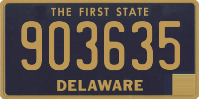 DE license plate 903635