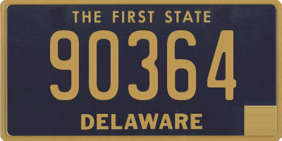 DE license plate 90364