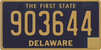 DE license plate 903644