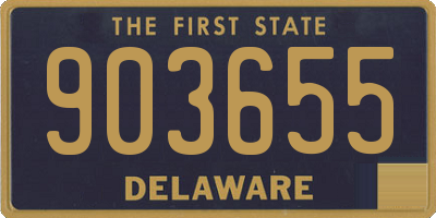DE license plate 903655