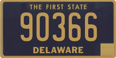 DE license plate 90366