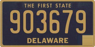 DE license plate 903679