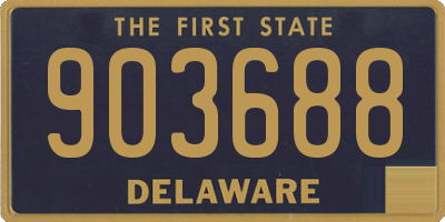 DE license plate 903688