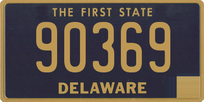 DE license plate 90369
