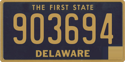 DE license plate 903694