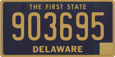 DE license plate 903695