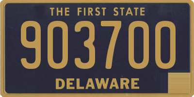 DE license plate 903700
