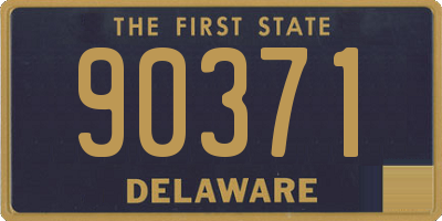 DE license plate 90371